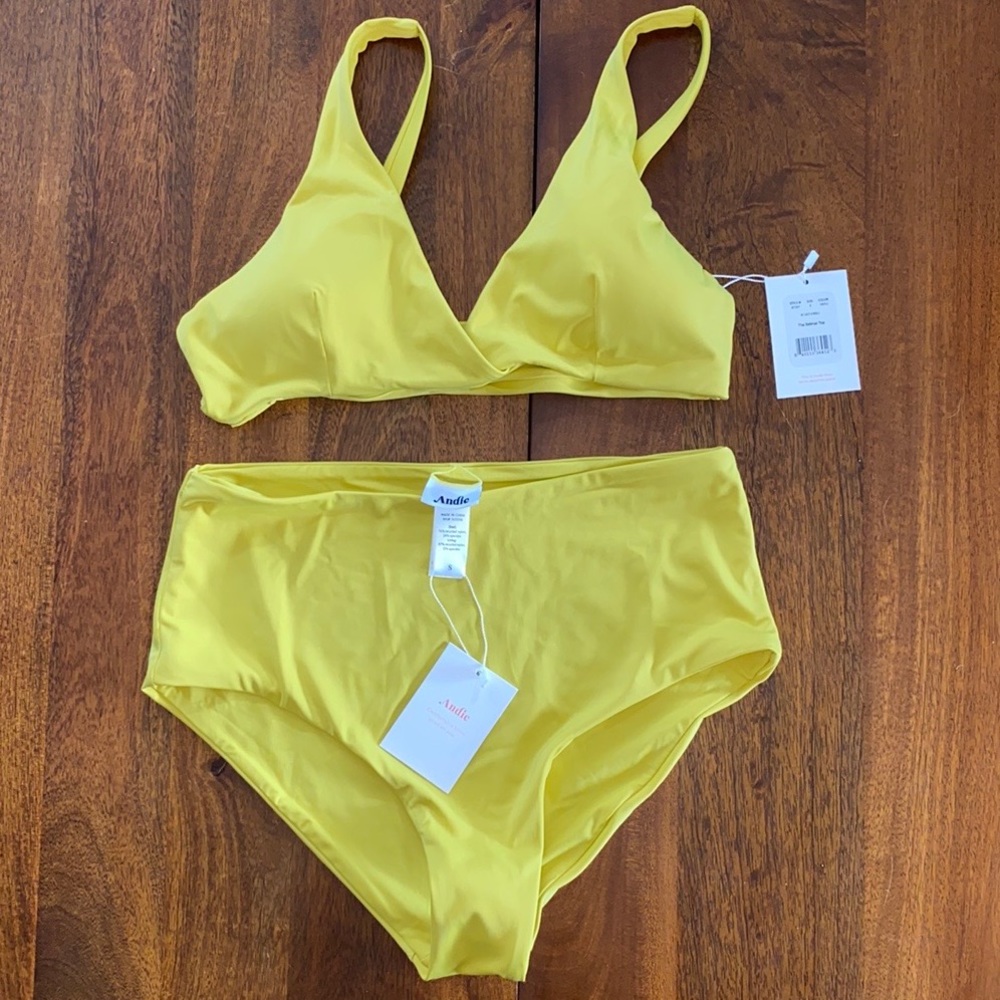 NWOT Andie Swim Bikini - Honeysuckle